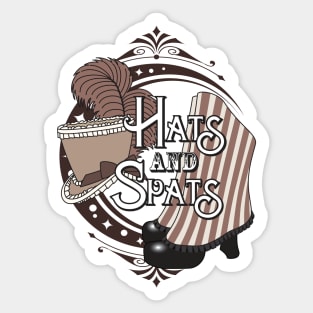 Hats and Spats Logo Sticker
